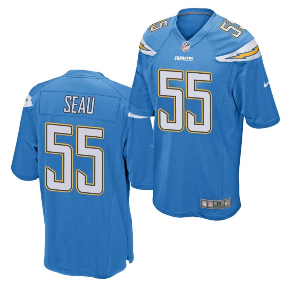San Diego Chargers Junior Seau On Field Jersey